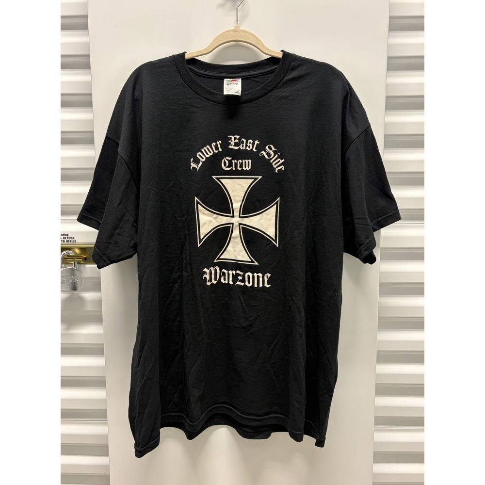 Rare Vintage Y2K Warzone
Lower East Side Crew T Shirt
NYHC Punk Hardcore 2XL